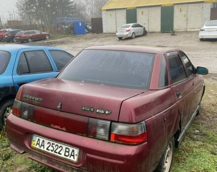 Красный ВАЗ 2110, объемом двигателя 1.6 л и пробегом 200 тыс. км за 800 $, фото 2 на Automoto.ua