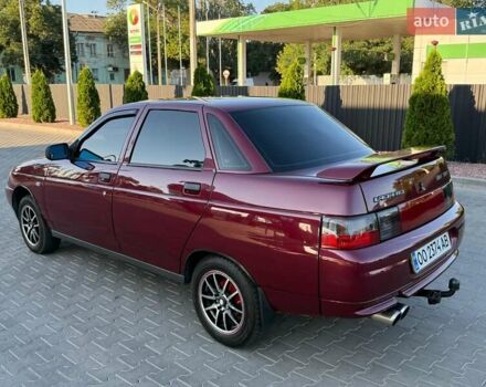 Красный ВАЗ 2110, объемом двигателя 1.6 л и пробегом 65 тыс. км за 3400 $, фото 3 на Automoto.ua