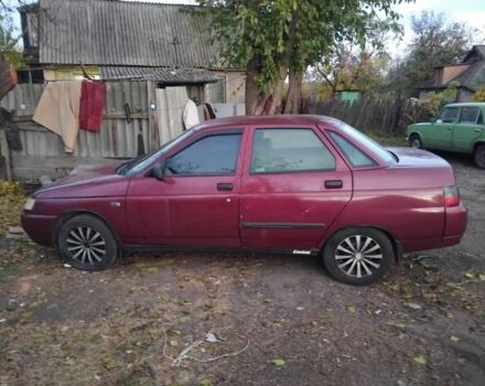 Красный ВАЗ 2110, объемом двигателя 1.6 л и пробегом 126 тыс. км за 1896 $, фото 1 на Automoto.ua