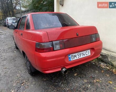 Красный ВАЗ 2110, объемом двигателя 1.6 л и пробегом 187 тыс. км за 2500 $, фото 4 на Automoto.ua