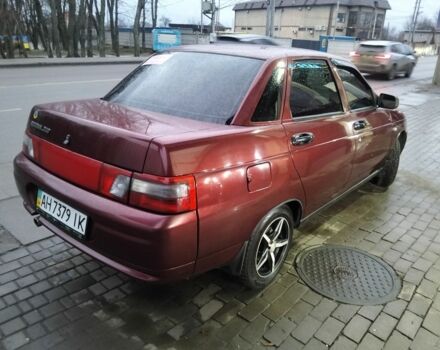 Красный ВАЗ 2110, объемом двигателя 1.6 л и пробегом 45 тыс. км за 4000 $, фото 6 на Automoto.ua