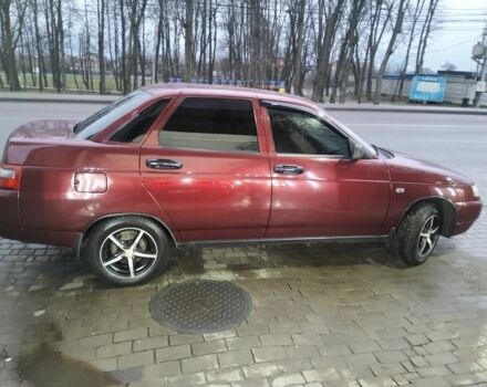 Красный ВАЗ 2110, объемом двигателя 1.6 л и пробегом 45 тыс. км за 4000 $, фото 7 на Automoto.ua