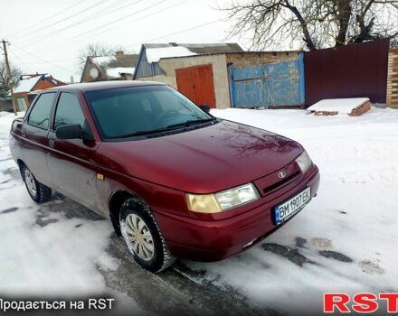 Красный ВАЗ 2110, объемом двигателя 1.5 л и пробегом 100 тыс. км за 1599 $, фото 1 на Automoto.ua