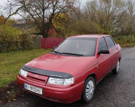 Красный ВАЗ 2110, объемом двигателя 1.5 л и пробегом 200 тыс. км за 1600 $, фото 1 на Automoto.ua