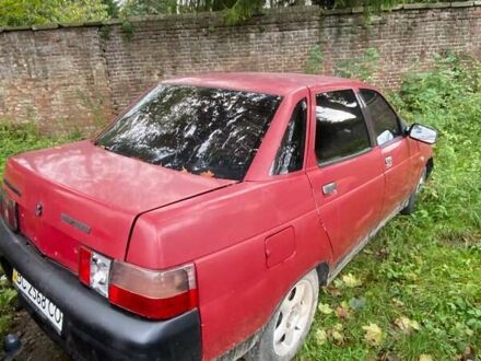 Красный ВАЗ 2110, объемом двигателя 1.6 л и пробегом 150 тыс. км за 400 $, фото 1 на Automoto.ua