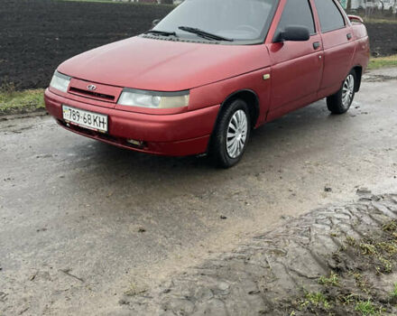 Красный ВАЗ 2110, объемом двигателя 1.5 л и пробегом 130 тыс. км за 1350 $, фото 1 на Automoto.ua