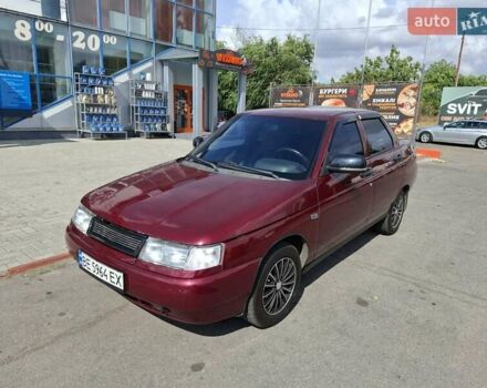 Красный ВАЗ 2110, объемом двигателя 1.6 л и пробегом 202 тыс. км за 2999 $, фото 1 на Automoto.ua