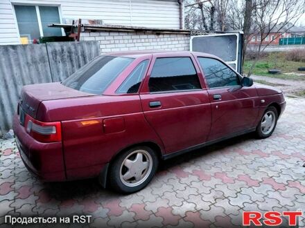 Красный ВАЗ 2110, объемом двигателя 1.6 л и пробегом 187 тыс. км за 2600 $, фото 1 на Automoto.ua