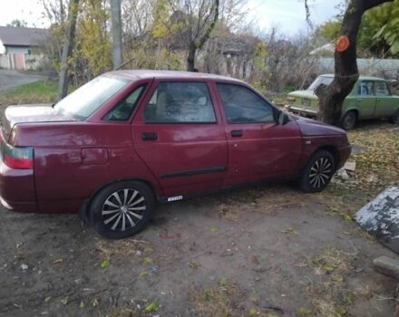 Красный ВАЗ 2110, объемом двигателя 1.6 л и пробегом 126 тыс. км за 1896 $, фото 1 на Automoto.ua