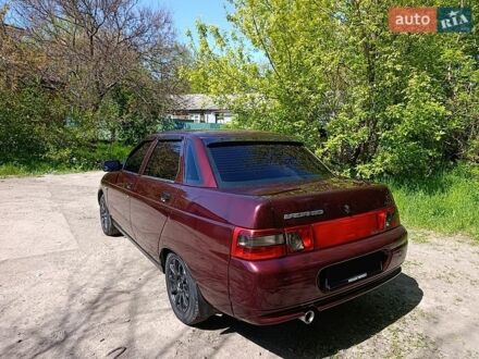 Красный ВАЗ 2110, объемом двигателя 1.6 л и пробегом 225 тыс. км за 2800 $, фото 1 на Automoto.ua
