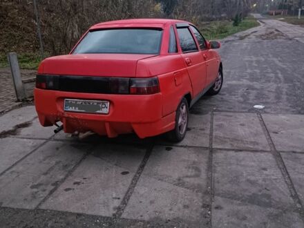 Красный ВАЗ 2110, объемом двигателя 1.6 л и пробегом 330 тыс. км за 1500 $, фото 1 на Automoto.ua