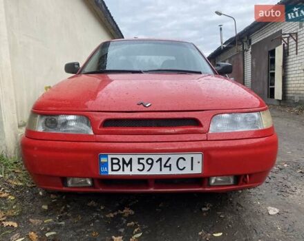 Красный ВАЗ 2110, объемом двигателя 1.6 л и пробегом 187 тыс. км за 2500 $, фото 1 на Automoto.ua