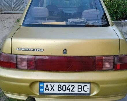 Желтый ВАЗ 2110, объемом двигателя 1.5 л и пробегом 3 тыс. км за 600 $, фото 1 на Automoto.ua
