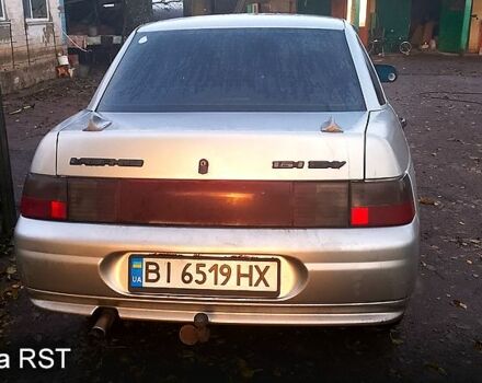 Серый ВАЗ 2110, объемом двигателя 1.6 л и пробегом 360 тыс. км за 2000 $, фото 4 на Automoto.ua