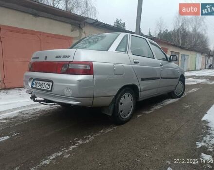 Серый ВАЗ 2110, объемом двигателя 1.6 л и пробегом 166 тыс. км за 1600 $, фото 3 на Automoto.ua