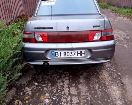 Серый ВАЗ 2110, объемом двигателя 1.6 л и пробегом 180 тыс. км за 2000 $, фото 3 на Automoto.ua