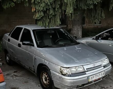 Серый ВАЗ 2110, объемом двигателя 1.5 л и пробегом 180 тыс. км за 500 $, фото 1 на Automoto.ua