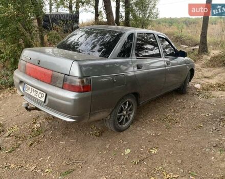 Серый ВАЗ 2110, объемом двигателя 1.6 л и пробегом 247 тыс. км за 2500 $, фото 4 на Automoto.ua