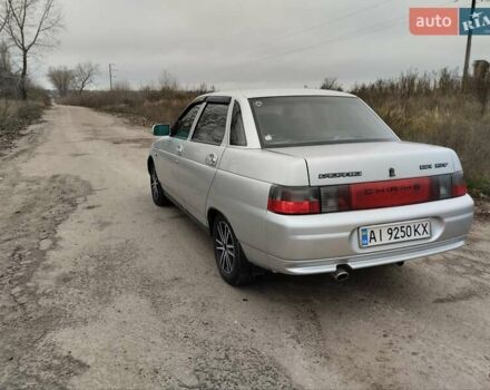 Серый ВАЗ 2110, объемом двигателя 1.6 л и пробегом 208 тыс. км за 3000 $, фото 5 на Automoto.ua