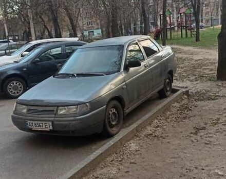 Серый ВАЗ 2110, объемом двигателя 1.6 л и пробегом 350 тыс. км за 1700 $, фото 1 на Automoto.ua