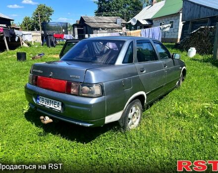 Серый ВАЗ 2110, объемом двигателя 1.6 л и пробегом 185 тыс. км за 1100 $, фото 2 на Automoto.ua