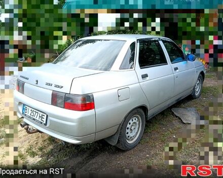 Серый ВАЗ 2110, объемом двигателя 1.6 л и пробегом 187 тыс. км за 2300 $, фото 3 на Automoto.ua