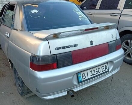 Серый ВАЗ 2110, объемом двигателя 1.5 л и пробегом 350 тыс. км за 898 $, фото 1 на Automoto.ua