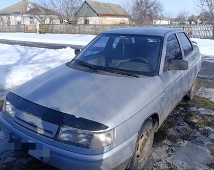 Серый ВАЗ 2110, объемом двигателя 1.5 л и пробегом 320 тыс. км за 1250 $, фото 1 на Automoto.ua