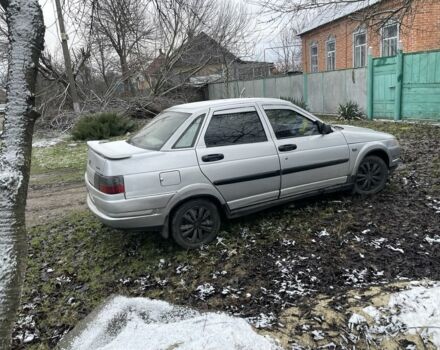 Серый ВАЗ 2110, объемом двигателя 1.6 л и пробегом 200 тыс. км за 1600 $, фото 1 на Automoto.ua