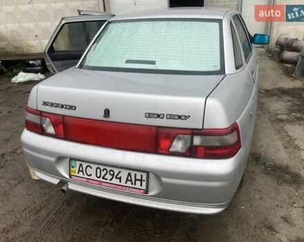 Сірий ВАЗ 2110, об'ємом двигуна 1.6 л та пробігом 123 тис. км за 2000 $, фото 1 на Automoto.ua