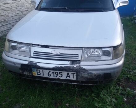 Сірий ВАЗ 2110, об'ємом двигуна 1.6 л та пробігом 100 тис. км за 606 $, фото 1 на Automoto.ua