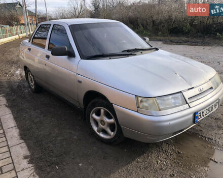 Серый ВАЗ 2110, объемом двигателя 1.6 л и пробегом 250 тыс. км за 1000 $, фото 1 на Automoto.ua