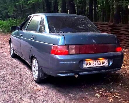 Синий ВАЗ 2110, объемом двигателя 1.5 л и пробегом 400 тыс. км за 1100 $, фото 1 на Automoto.ua
