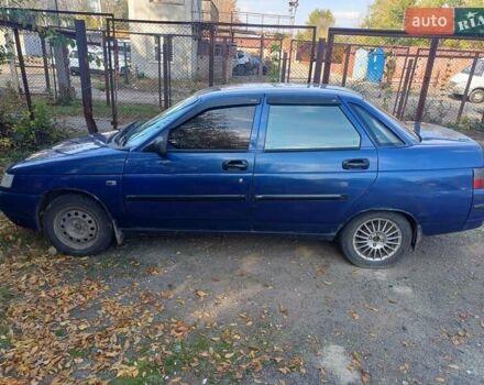 Синий ВАЗ 2110, объемом двигателя 1.5 л и пробегом 369 тыс. км за 1600 $, фото 1 на Automoto.ua