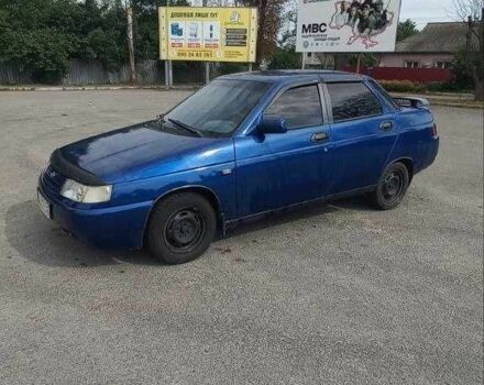 Синий ВАЗ 2110, объемом двигателя 1.6 л и пробегом 200 тыс. км за 1449 $, фото 4 на Automoto.ua