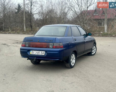 Синий ВАЗ 2110, объемом двигателя 1.6 л и пробегом 275 тыс. км за 1499 $, фото 6 на Automoto.ua