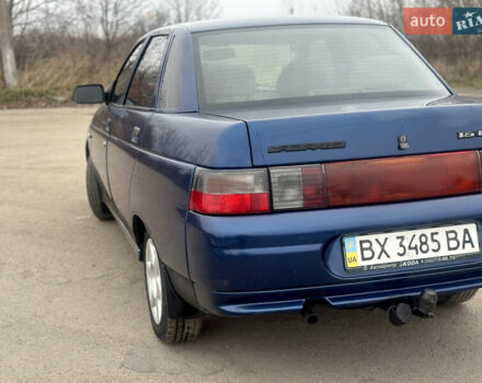 Синий ВАЗ 2110, объемом двигателя 1.6 л и пробегом 275 тыс. км за 1499 $, фото 1 на Automoto.ua