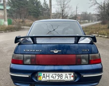 Синий ВАЗ 2110, объемом двигателя 1.6 л и пробегом 101 тыс. км за 1600 $, фото 2 на Automoto.ua