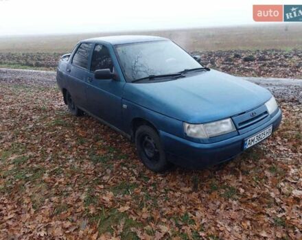 Синий ВАЗ 2110, объемом двигателя 1.6 л и пробегом 199 тыс. км за 950 $, фото 1 на Automoto.ua
