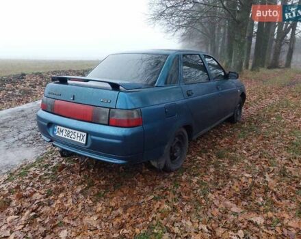 Синий ВАЗ 2110, объемом двигателя 1.6 л и пробегом 199 тыс. км за 950 $, фото 4 на Automoto.ua