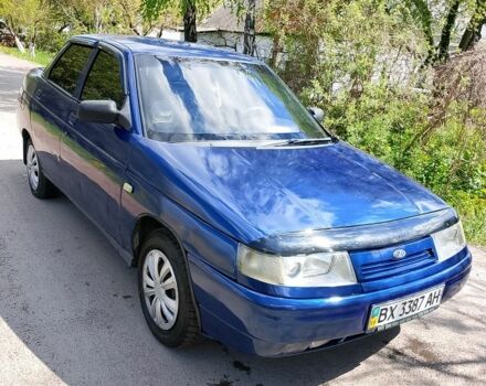 Синий ВАЗ 2110, объемом двигателя 7 л и пробегом 236 тыс. км за 950 $, фото 1 на Automoto.ua