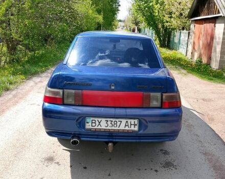 Синий ВАЗ 2110, объемом двигателя 7 л и пробегом 236 тыс. км за 950 $, фото 7 на Automoto.ua