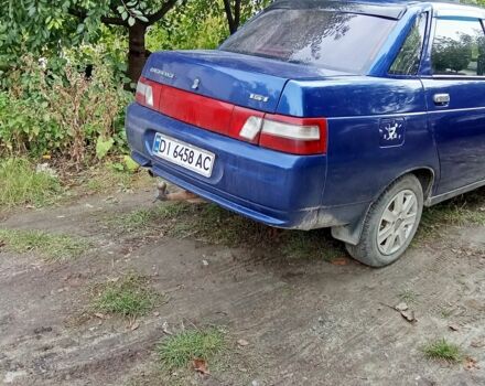 Синий ВАЗ 2110, объемом двигателя 1.6 л и пробегом 280 тыс. км за 1800 $, фото 1 на Automoto.ua