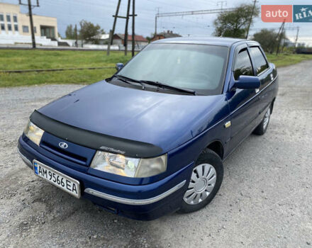 Синий ВАЗ 2110, объемом двигателя 1.6 л и пробегом 327 тыс. км за 1650 $, фото 2 на Automoto.ua