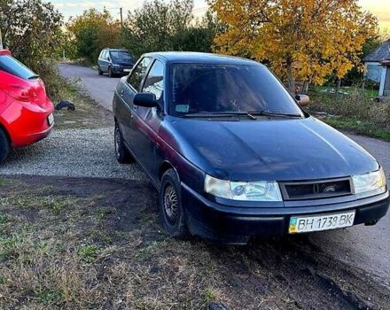 Синий ВАЗ 2110, объемом двигателя 1.6 л и пробегом 123 тыс. км за 1200 $, фото 2 на Automoto.ua