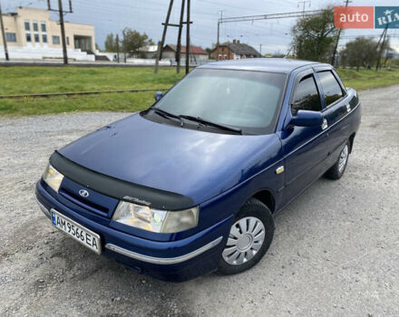 Синий ВАЗ 2110, объемом двигателя 1.6 л и пробегом 327 тыс. км за 1650 $, фото 4 на Automoto.ua