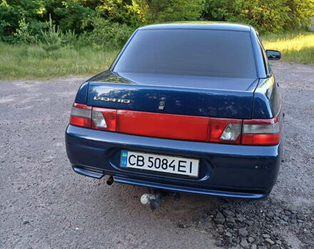 Синий ВАЗ 2110, объемом двигателя 1.6 л и пробегом 80 тыс. км за 3350 $, фото 6 на Automoto.ua