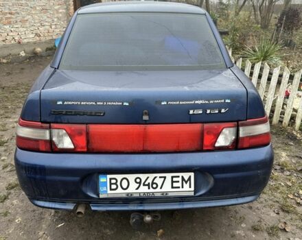 Синий ВАЗ 2110, объемом двигателя 1.6 л и пробегом 90 тыс. км за 1900 $, фото 1 на Automoto.ua