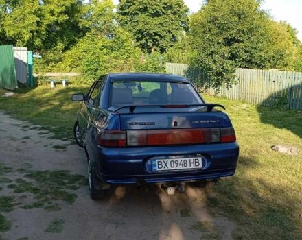 Синий ВАЗ 2110, объемом двигателя 1.5 л и пробегом 600 тыс. км за 1250 $, фото 1 на Automoto.ua