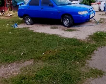 Синий ВАЗ 2110, объемом двигателя 1.5 л и пробегом 55 тыс. км за 650 $, фото 1 на Automoto.ua